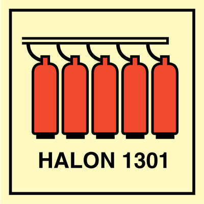 Halon 1301 Battery, 150 x150 mm