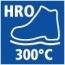 Pictogram fodtøj HRO 300 grader