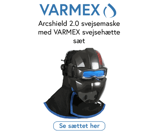 Varmex Arcshield 2.0 med VARMEX svejsehætte