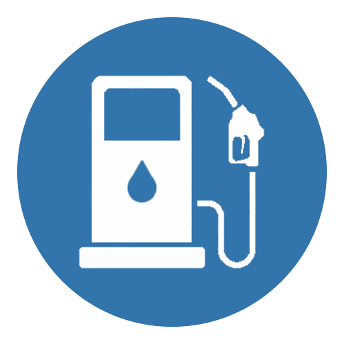 Påfyldning af brændstof ikon
