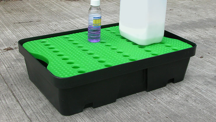 20L Spill Tray with black platform