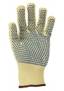 Ru, middelkraftig snitbestandig handske med PVC-dupper, Ansell Neptune® Kevlar® 70-325