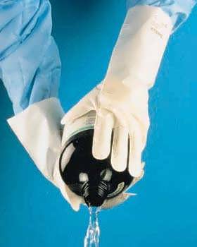 5-layer laminate chemical glove, Ansell Barrier&amp;reg; 02-100, 380-410 mm