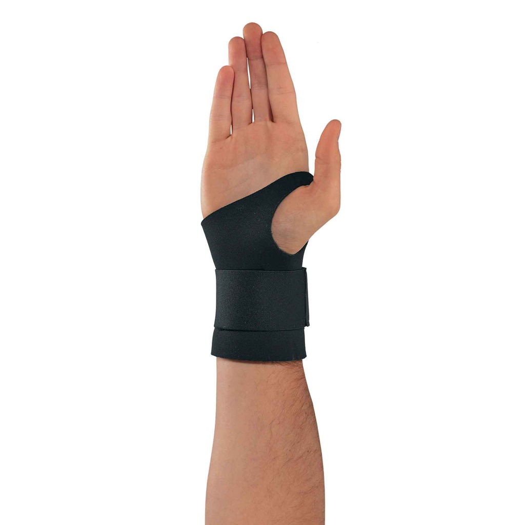 Universal wrist support with thumb finger strap, 670