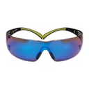 3M SecureFit beskyttelsesbriller, anti-ridse, blå spejlrefleks linse, SF408AS-EU - 3M SecureFit beskyttelsesbriller, anti-ridse, blå spejlrefleks linse, SF408AS-EU