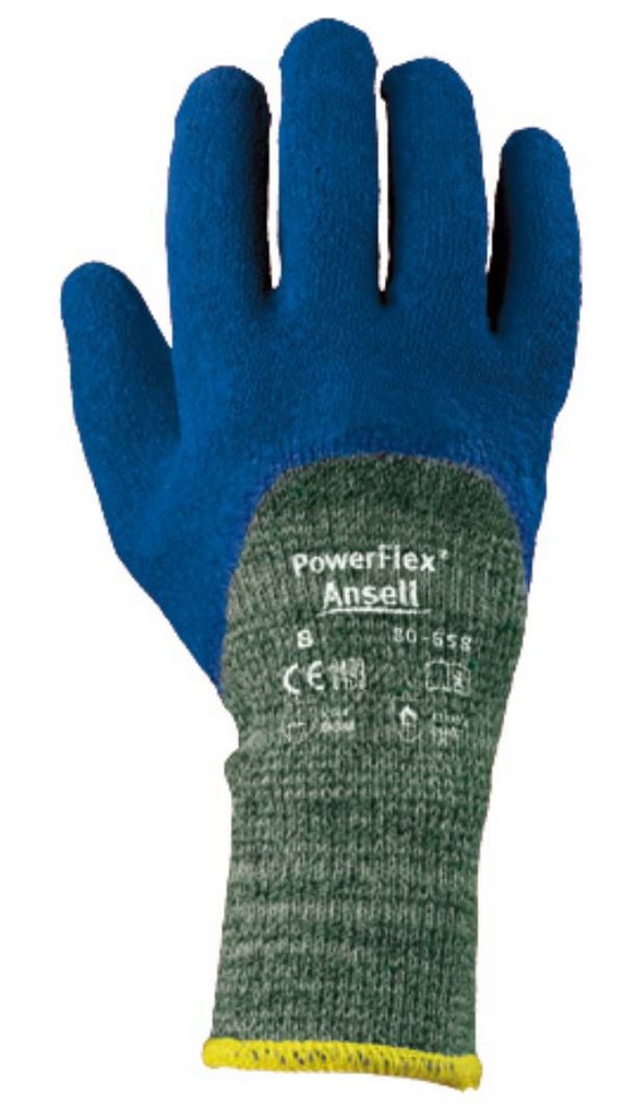 Ansell PowerFlex 80-658 glove, heat resistant and cut resistant glove