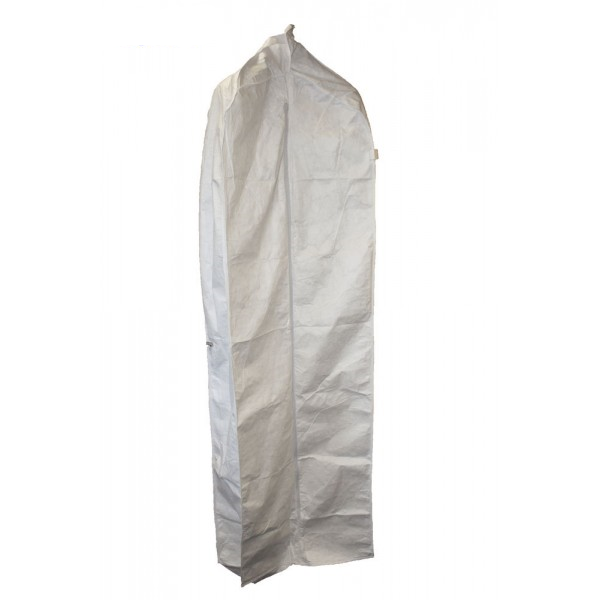 Tyvek clothing canvas bag with side folder, 178x61x24 cm