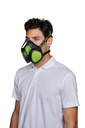 BLS 8100 halvmaske med indbyggede filtre A2P2 R D, for arganiske gasser masken kan genanvendes