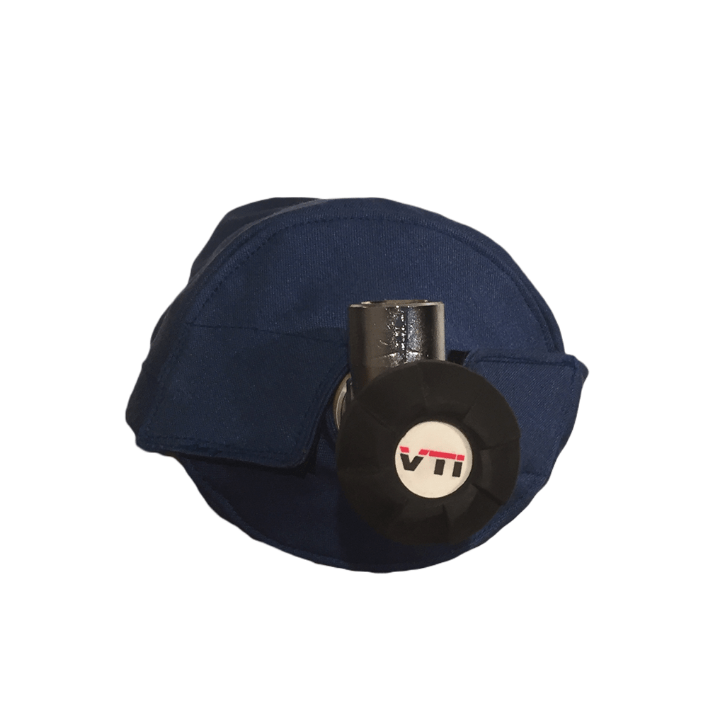 Varmex blue color cover for smoke bottle 9 liters height 48 cm circumference 52 cm, velcro closure top