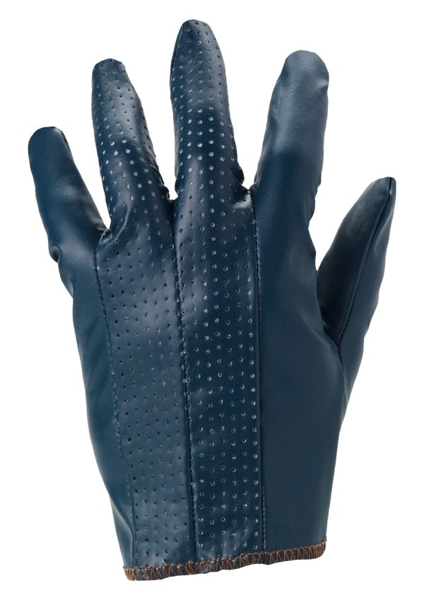 Blue fitting glove with nitrile coating, perforated upper hand, Ansell Hynit&amp;reg; 32-125, 215-235 mm