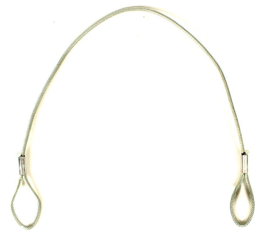 ASTW ankerstrop 40cm 6 mm galvaniseret stål wire rope anchor strap