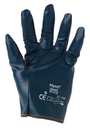 Blue fitting glove with nitrile coating, perforated upper hand, Ansell Hynit&amp;reg; 32-125, 215-235 mm