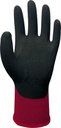 Let monterings handske i Nitril, med et tyndt og smidigt Spandex for. handsken har en god fingerfølsomhed, samt åndbart 360 grader. Ribkant gør at handsken sider godt fat på hånden, længde 240 mm, Wondergrip WG-1857W NEO