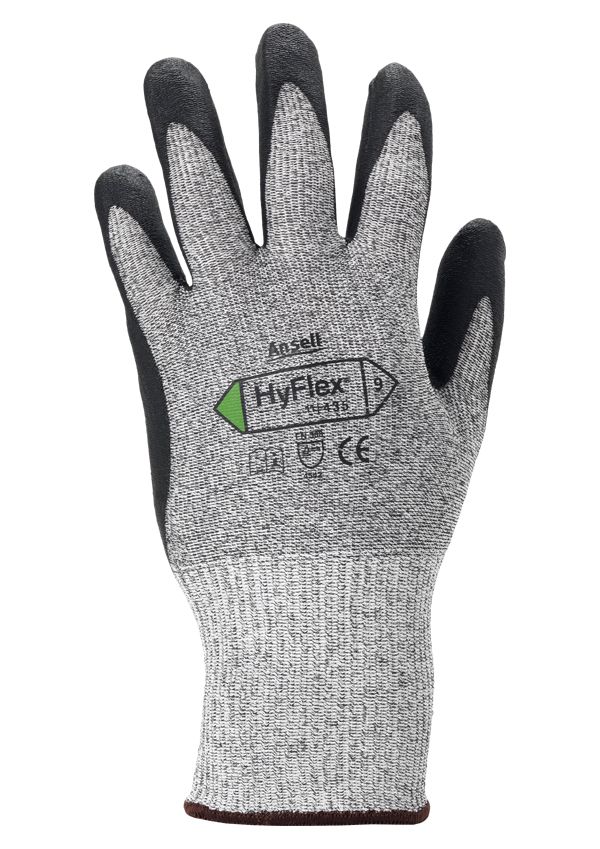 Cut-resistant glove in water-based polyurethane Ansell HyFlex 11-435