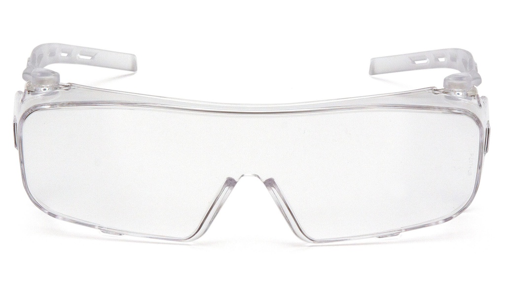Sikkerhedsbriller, OTG, kan bæres uden på egen brille, vægt 29 g, klar linse, S9910ST