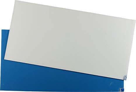 3M Nomad 4300 Ultra Clean måtte, Transparent, N4300C91, Måtte til rene rum (renrumsmåtte), hvid, 90 × 115 cm indholder 6 ark a 40 stk. polyester ark