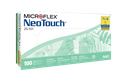 Microflex NeoTouch 25-101 Upudret Neopren engangshandske længde 240 mm tykkelse 0,13 mm AQL 1,5