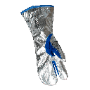 3-fingret handske mod strålevarme i VARMEX Alu, foret med ét lag VARMEX V39-filt i underhånd og overhånd, 13V1539-173