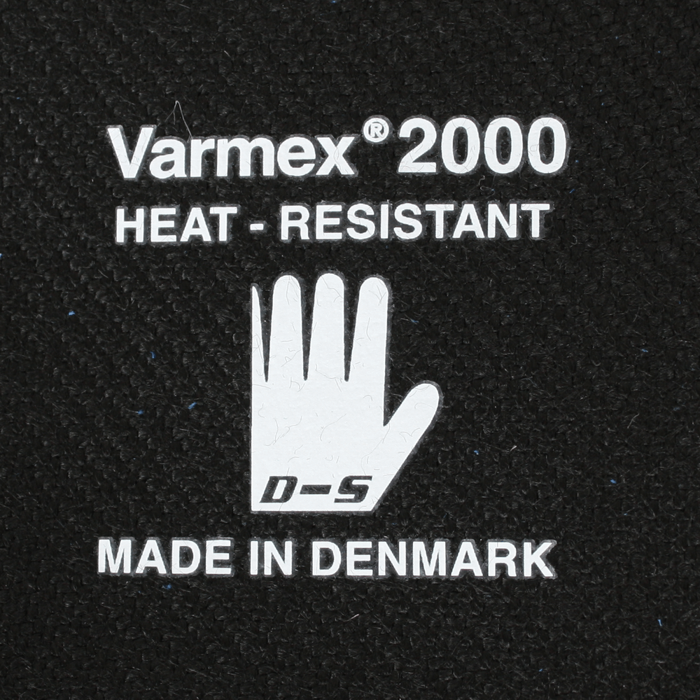 Varmefast luffe med forstærkning i VARMEX 2000 V5439 Foret med et lag VARMEX V39-filt i både overhånd og underhånd, 13V5439-160EF