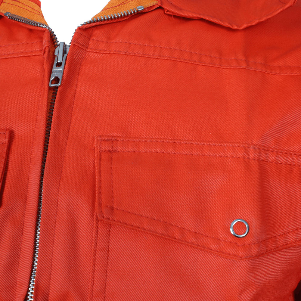 Orange jakke m/lynlås