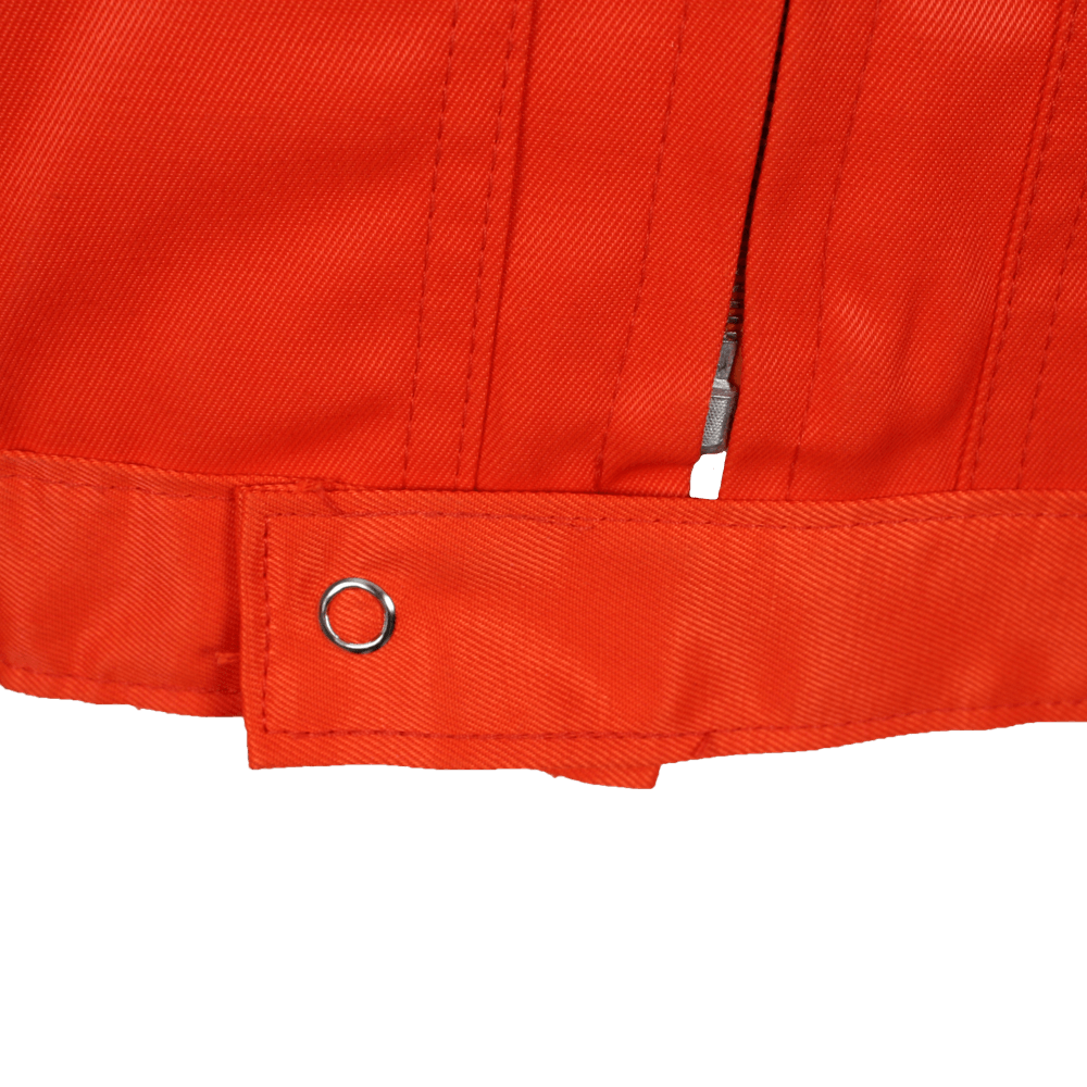 Orange jakke m/lynlås