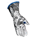 Varmex 13V1539-175. 5-fingret handske mod strålevarme i VARMEX Alu, foret med ét lag VARMEX V39-filt i underhånd og overhånd, 