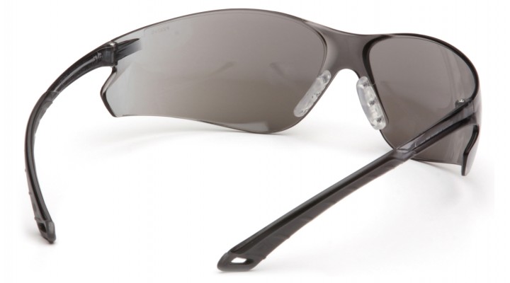 ITEK sikkerhedsbrille sølv linse med grå brillestænger