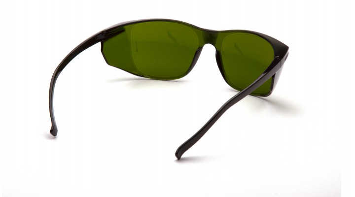 3.0 IR svejsebrille med grøn linse og sideskjolde - Pyramex Legacy