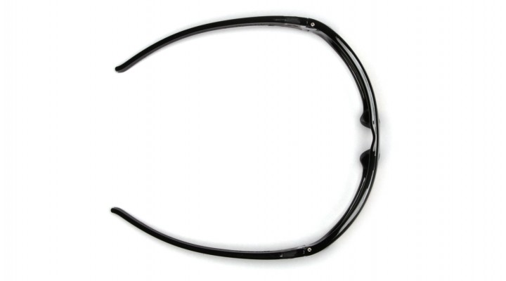 Sikkerhedsbrille Blå H2X anti-dug linse med hvid ramme - Pyramex Goliath