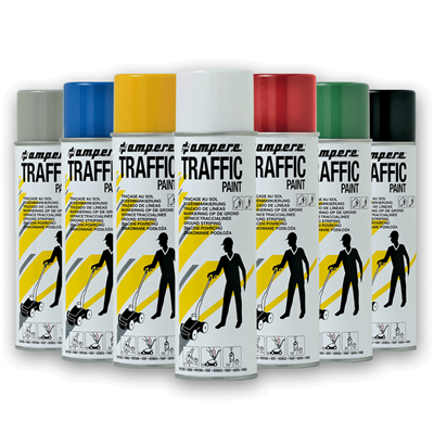 TRAFFIC Paint - Markeringsspray til brug ude- og indendørs 500 ml