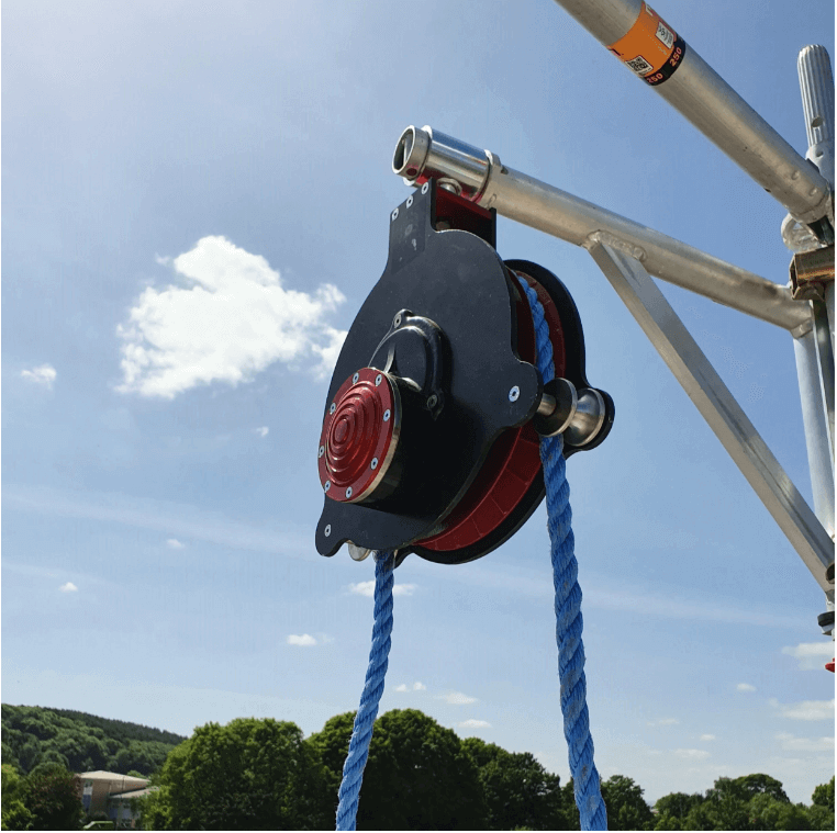 BIGBEN® kontrolleret sikkerhedsbremseskive med stort hjul SWL 50 kg med forskudte styreruller