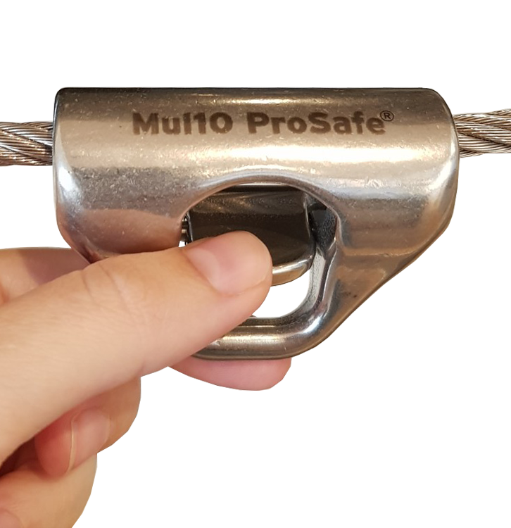 GLIDER TIL WIRESYSTEM, Glider til at koble sig til Mul10 ProSafe® wiresystem