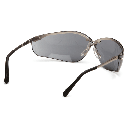 Sikkerhedsbriller med grå linser og multi justerbare stænger, Pyramex V2 Metal