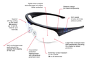 Honeywell Millennia G2 letvægt klar sikkerheds brille, antiridsbehandlet anti-dug polycarbonat linse. Med brillesnor
