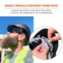 Chill -Its 6609 Hard Hat Sweatband Liner - Terry Cloth
