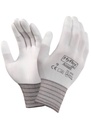 Ansell HyFlex Lite 11-605 Hvid monterings handske, PU på fingerspidser, polyamidfor, som giver en fin fingerføling længde 160-255 mm