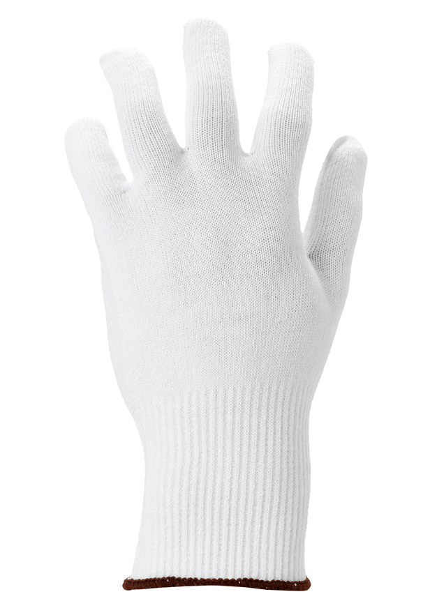 Ansell Profood Insulated fødevarer godkendt 78-110 Strikket hvid termisk handske med ribkant, passer begge hænder længde 215 til 235 mm EN388-314x EN 407-x1xxx EN511-100