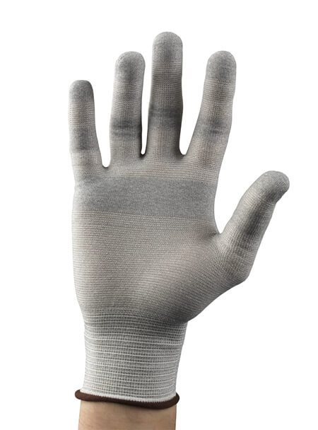 Ansell HyFlex 11-318, skærefast /snitbestandig monterings handske i Dyneema Spandex, velegnet som inderhandske niveau 3. længde 208 til 254 mm