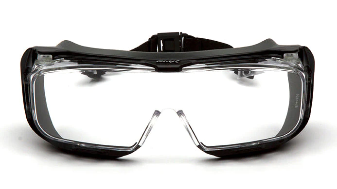Cappture Plus goggle, sproggle sikkerhedsbrille med aftagelige stænger og gummikant