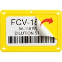 B30 Series Pre-cut Blank Sign Labels, white, 28,58mm (W) x 72,39mm (H)