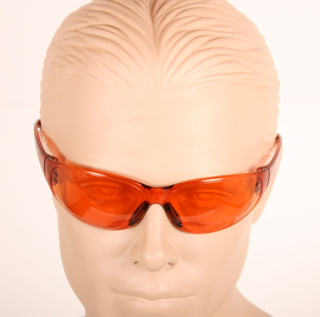 Orange sikkerhedsbrille