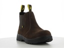 JACKMAN S3 - behagelig sikkerhed chelsea boot i ægte læder, HRO SRC - brun