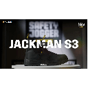 JACKMAN S3 - behagelig sikkerhed chelsea boot i ægte læder, HRO SRC - brun