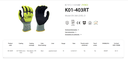Kyorene Pro K01-403RT - Slagfast og skærefast handske egnet til Offshore