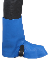 Blue Skinnex Gamacher i kraftig oksespalt, lang model 28 cm med velcro lukning