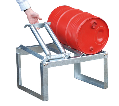 Clip-on støtte til hældning / aftapning af 60 liter tromle RA-60, galvaniseret stål