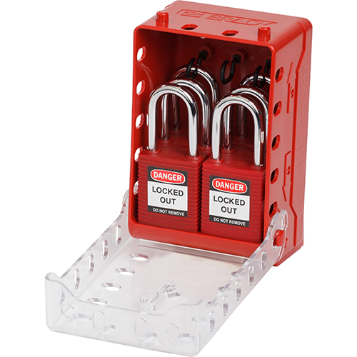 Ultra-kompakt Lock Box + 6 Red KA Locks