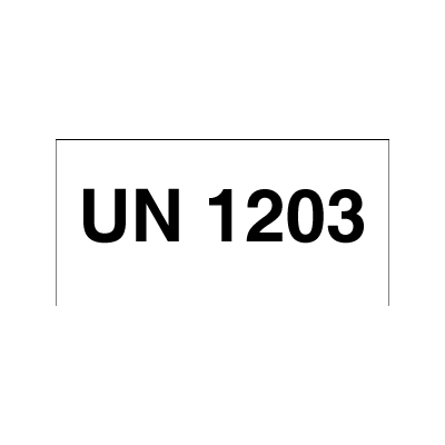 UN 1203 Rulle 250 stk. selvklæbende etiketter 100 x 50 mm