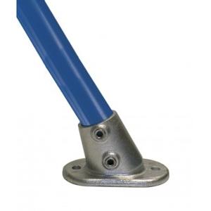 Vinklet justerbar bundflange (11°-30°) - fitting 363, 48,3 mm (363-8), Kee Clamp galvaniseret rørfitting