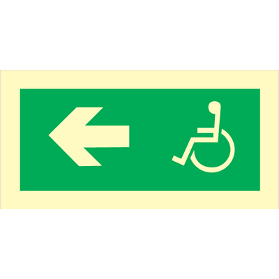 Wheelchair direction left